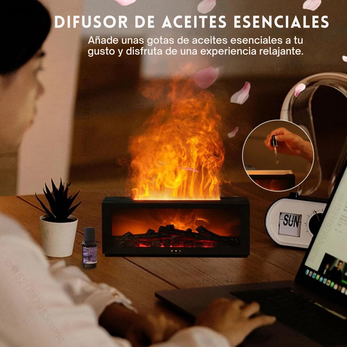 Humidificador de Fogata Ultrasónico.